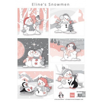 Marianne Design Knipvellen Eline's Sneeuwpop
