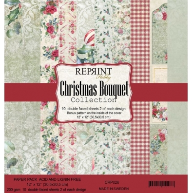 Reprint Christmas Bouquet Collection 30,5x30,5cm