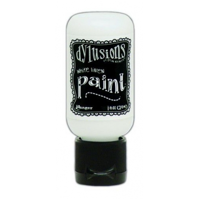 Ranger Dylusions paint Flip cap Bottle 29ml - White Linen
