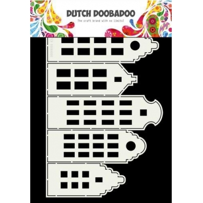 Dutch Doobadoo Card Art Kaart Grachtenpanden A4