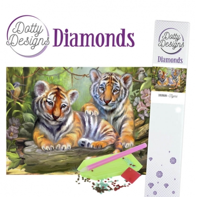 Dotty Design Diamonds - Tijgers