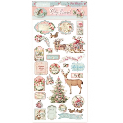 Stamperia Clipboard - Pink Christmas