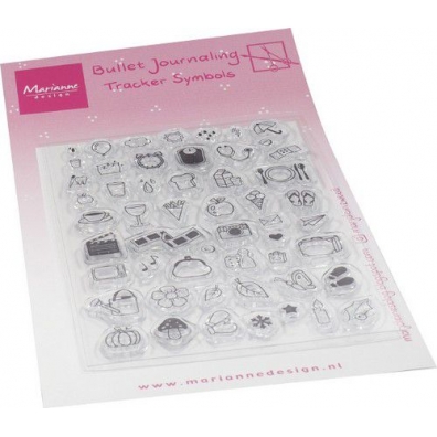 Marianne Design Clear Stamps Marjoleine's BuJo - Tracker symbols
