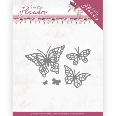 Snijmal - Precious Marieke - Pretty Flowers - Pretty Butterflies