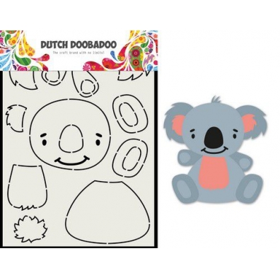 Dutch Doobadoo Card Art Built up Koala A5