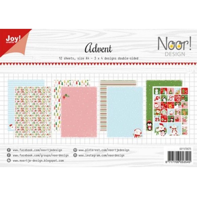 JoyCrafts - Papierset - Noor - Design Advent