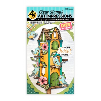 Art Impressions Birdhouse Cubbies Set 5346