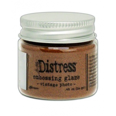 Ranger Distress Embossing Glaze Vintage Photo