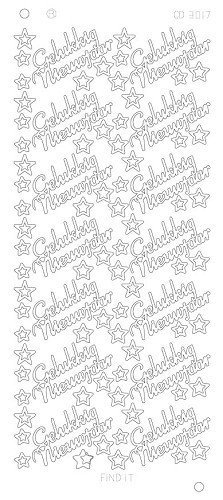 Various Stars Snowflake Platinum - Goud  CD3092G