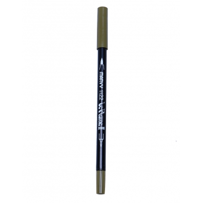 Dual Brush Pen - Olive Brown nr 27
