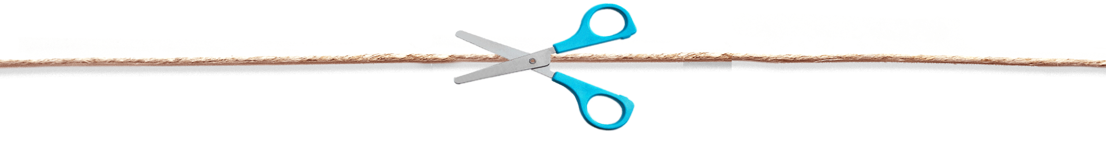 Creabri - Homepage - footer section divider scissors